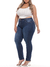 Calça Skinny Jeans Básica 5974Tecido Macio com Elastano Strech Lycra Modelagem Chapa Barriga Levanta Bumbum Cintura Alta Plus Size Fact J - comprar online