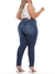 Calça Skinny Jeans Básica 5974Tecido Macio com Elastano Strech Lycra Modelagem Chapa Barriga Levanta Bumbum Cintura Alta Plus Size Fact J na internet