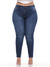 Calça Skinny Jeans Básica 5974Tecido Macio com Elastano Strech Lycra Modelagem Chapa Barriga Levanta Bumbum Cintura Alta Plus Size Fact J - Fact Jeans