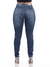 Calça Cigarrete Jeans 5985 Lavagem Estonada Tecido Premium Macio com Elastano Stretch Lycra Cintura Média Fact Jeans - comprar online