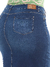 Saia Midi Jeans 5988 Fenda Frontal Lavagem Estonada Tecido Premium com Elastano Lycra Stretch Fact Jeans - comprar online