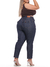 Calça Mom Jeans 5992 Confortável Comfy Bolso Sobreposto Tecido Leve Macio com Muito Elastano Lycra Modelagem Bumbum Chapa Barriga Cintura Alta Plus - comprar online