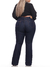 Imagem do Calça Bootcut Flare 5994 Jeans Escuro Tecido Premium Leve Macio com Elastano Lycra Modelagem Chapa Barriga Bolso Embutido Cintura Alta Plus Size Fac