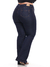 Calça Bootcut Flare 5994 Jeans Escuro Tecido Premium Leve Macio com Elastano Lycra Modelagem Chapa Barriga Bolso Embutido Cintura Alta Plus Size Fac