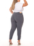 Calça Cropped Sarja Colorida Plus Size Cintura Alta Barra Bordada - loja online