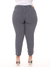 Calça Cropped Sarja Colorida Plus Size Cintura Alta Barra Bordada na internet