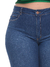 Calça Cigarrete Jeans Básico 6023 Tecido Premium com Elastano Strech Lycra Modelagem Levanta Bumbum Chapa Barriga Cintura Alta Plus Size Fact Jeans - loja online