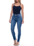 Calça Cigarrete Jeans Feminina 6024 Cintura Média Levanta Bumbum Estonada Com Elastano