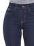 Calça Skinny Jeans Feminina Cintura Média Levanta Bumbum Lavagem Escura Com Elastano - loja online