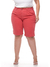 Bermuda Jorts Colorida Cos Alto Sarja Plus Size 6137 Strecht Elastano Conforto Total - Fact Jeans