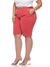 Bermuda Jorts Colorida Cos Alto Sarja Plus Size 6137 Strecht Elastano Conforto Total - loja online