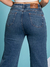Calça Pantacourt Cropped Jeans Modelagem Solta Confortável Comfy Jeans Cintura Alta Fact Jeans 5502 - loja online