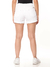 Shorts Feminino Sarja Branca Básico com Stretch Lycra Cintura Média Fact Jeans 5659 - loja online