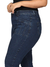 Calça Cropped Jeans com Recortes Tecido com Elastano Stretch Lycra Cintura Alta Plus Size Fact Jeans 5513 - loja online
