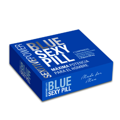 SEXY PILL BLUE - 4 CÁPSULAS-