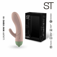 MINI VIBRO - VIBRADOR CON ESTIMULADOR DE CLÍTORIS