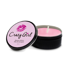 VELA PARA MASAJES - CRAZY GIRL - SCENTED CANDLE -