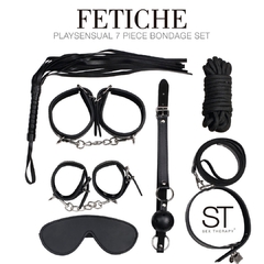 PLAYSENSUAL 7 PIECE BONDAGE SET FETICHE - comprar online