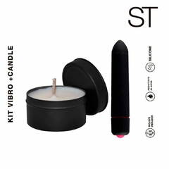 KIT vibro + candle - BULLET ESTIMULADORA + SCENTED CANDLE (vela) AROMÁTICA