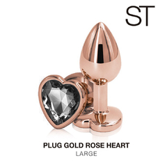 PLUG GOLD ROSE HEART en internet