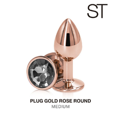 PLUG GOLD ROSE ROUND