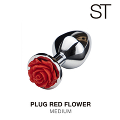 PLUG ANAL RED FLOWER