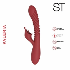 VALERIA - VIBRADOR CON ESTIMULADOR LENGÜITA-