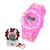 Set De Reloj Digital Infantil Con Consola Miniatura Portátil