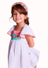 Vestido Infantil Casinha Alphabeto na Suricatto