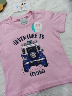 Camiseta Infantil Menino "Adventure" Malwee Kids Malha UV50+ na internet