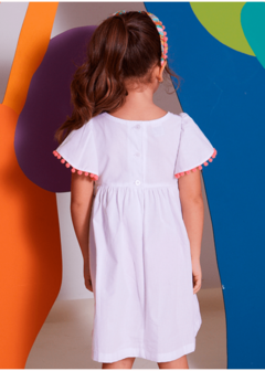 Vestido Infantil Casinha Alphabeto na Suricatto - comprar online