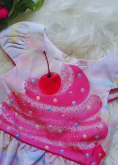 Vestido Infantil Menina Cupcake Mon Sucrè na internet