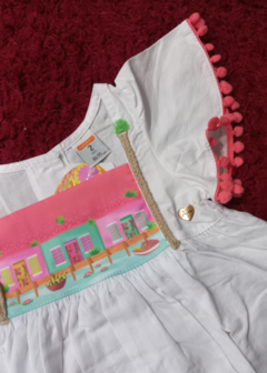 Vestido Infantil Casinha Alphabeto na Suricatto na internet