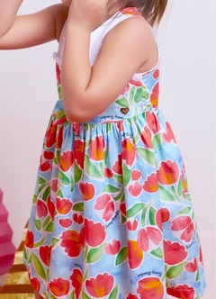 Vestido Infantil Tulipinha Vermelhinha Alphabeto - comprar online