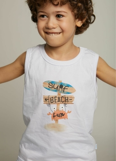 Conjunto Infantil Menino Surf Beach Fun Alphabeto aqui na Suricatto Moda Infantil em Aracaju Sergipe e Belo Horizonte