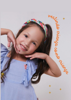 Vestido Infantil Menina Diga X Alphabeto - loja online