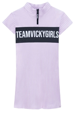 Vestido Teen Menina Canelado Vic&Vicky