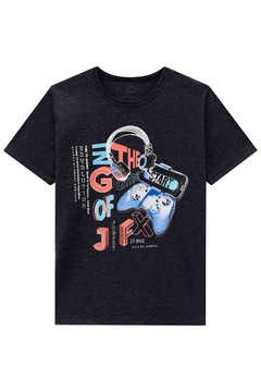 Camiseta Teen Games Off Start Johnny Fox - suricattomodainfantil