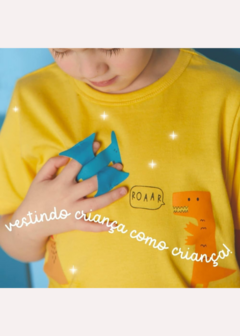 Conjunto Infantil Menino Amigos Pré Históricos Alphabeto - comprar online