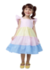 Vestido Infantil Menina Candy Colors
