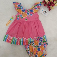 Vestido Infantil Bebê da marca Alphabeto aqui na Loja Suricatto Moda Infantil em Aracaju Sergipe e Belo Horizonte