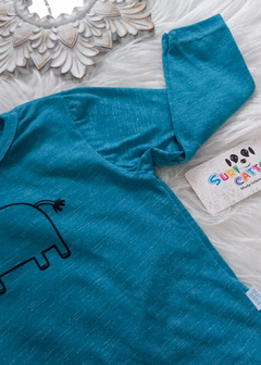 Blusa Infantil Menino Elefante Alphabeto - loja online