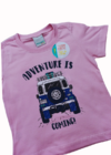 Camiseta Infantil Menino "Adventure" Malwee Kids Malha UV50+