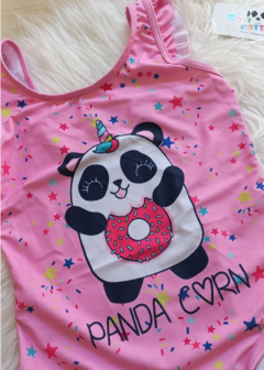 Maiô UV Infantil Menina "Panda" Malwee Kids - comprar online