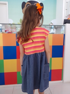 Vestido Infantil Menina Colore Alphabeto - comprar online
