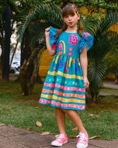 Vestido Infantil Lúdico - loja online