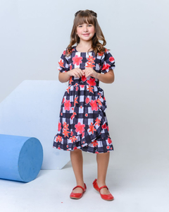 Vestido Infantil Menina Flor - comprar online