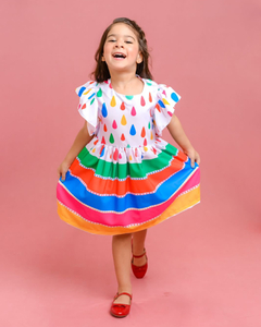Vestido Infantil Menina Chuvinha - comprar online