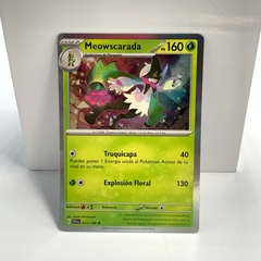 tarjeta pokemon tcg foil meowscarada