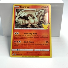 tarjeta pokemon tcg foil reshiram